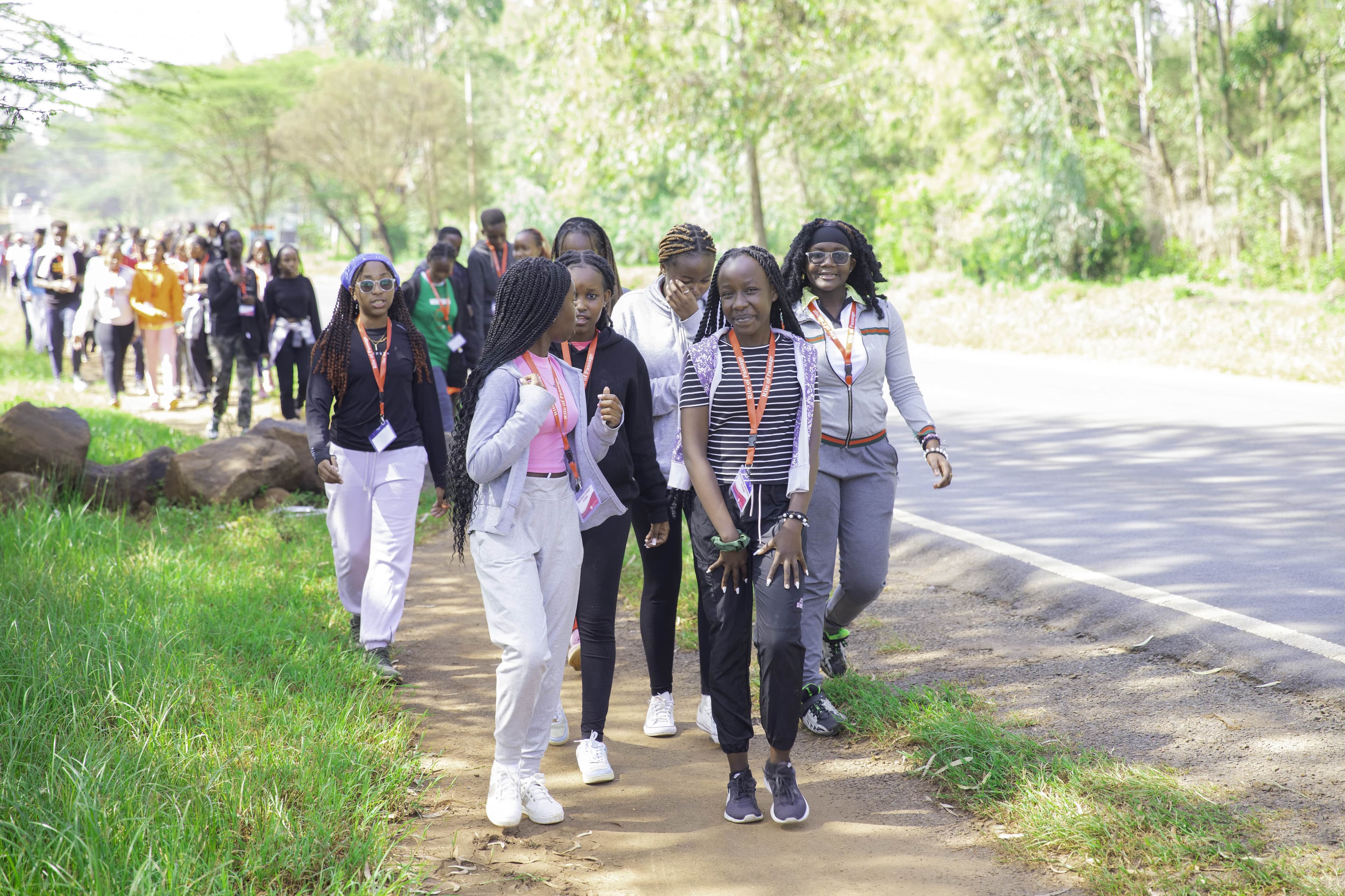 Don Bosco with a group of young people
